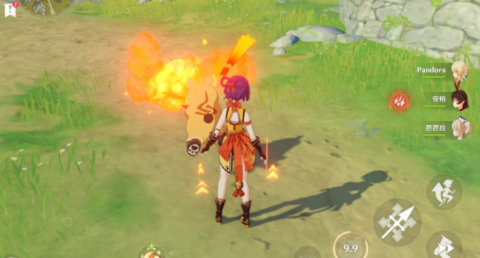 原神火元素怎么附着3