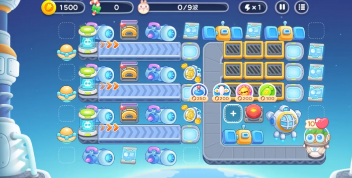 保卫萝卜4太空穿越58怎么过1