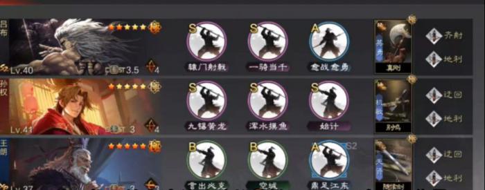 率土之滨怎么用王朗组阵容2