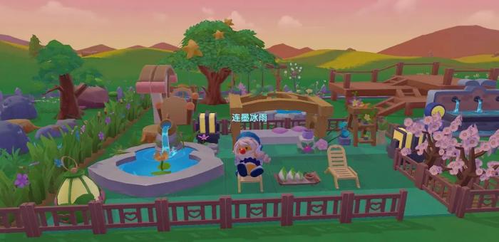 摩尔庄园邻居院子怎么悬空1