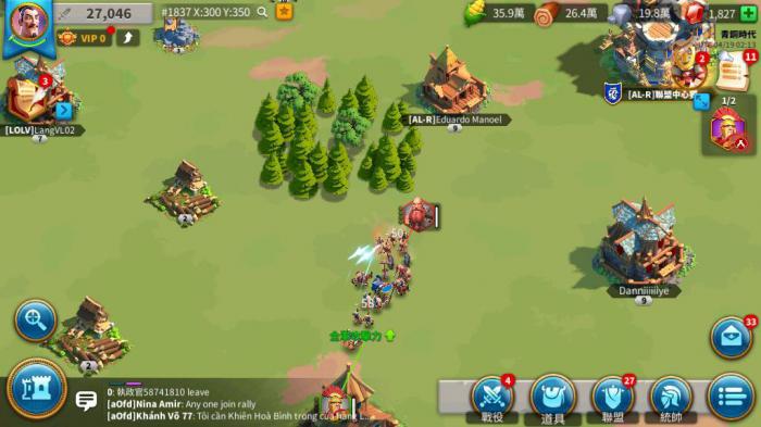 万国觉醒怎么打野蛮人不回城1