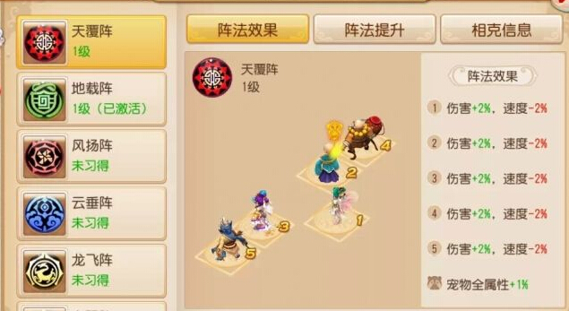 梦幻西游女儿国带什么阵3