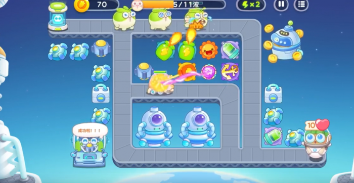 保卫萝卜4太空穿越45怎么过2