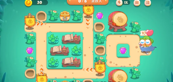 保卫萝卜4第23关怎么拿到金萝卜2