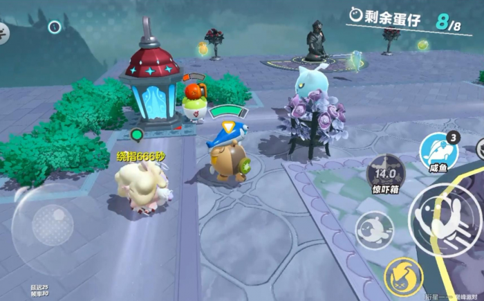 蛋仔派对决赛夜月庭院如何玩2