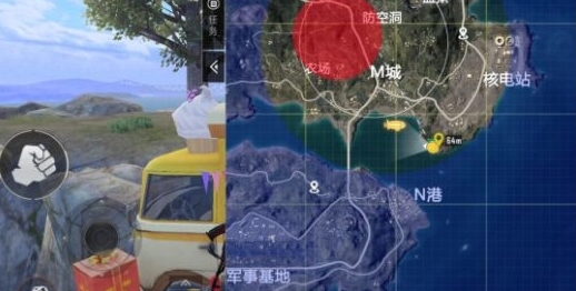 绝地求生m城爱心石在哪里3