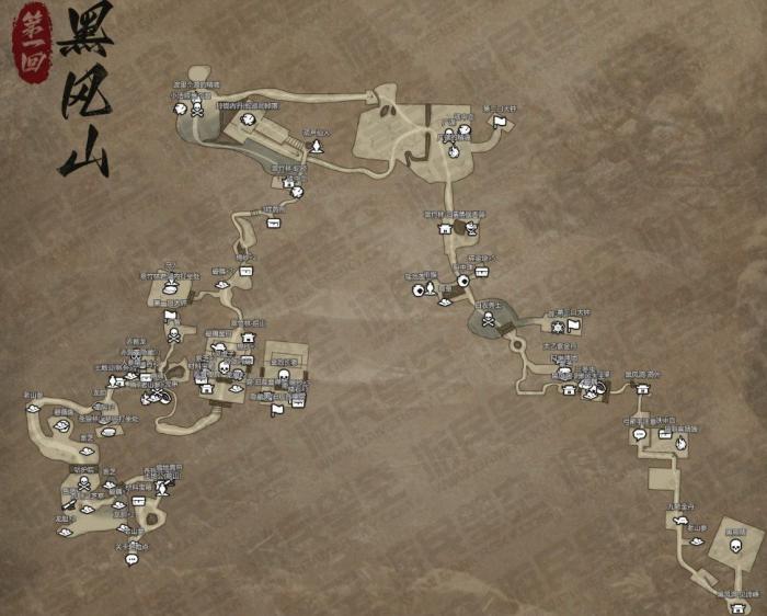 黑神话悟空黑风山到小西天全地图汇总1