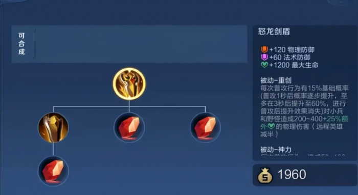 王者荣耀肉装黄盾老虎怎么出装1