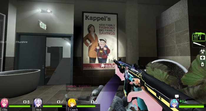 求生之路2购物中心怎么出去1