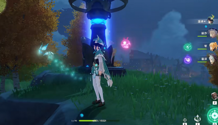 原神什么地方有晶蝶2