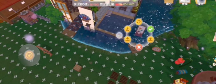 摩尔庄园怎么在水上建造1