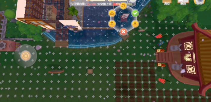 摩尔庄园怎么在水上建造2