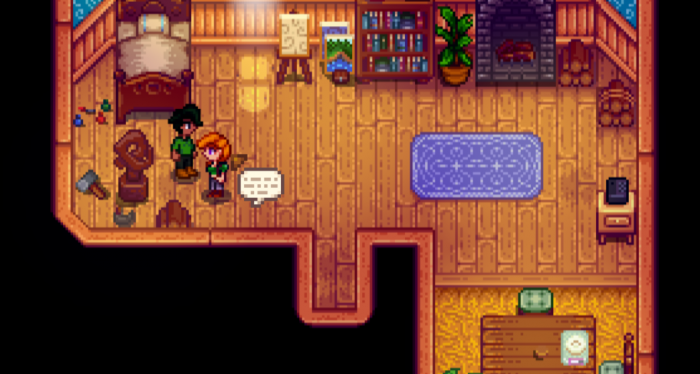 星露谷物语莉亚婚后会干什么1