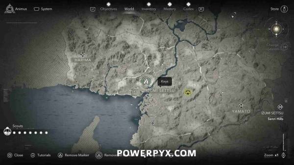 刺客信条影钥匙位置大全3