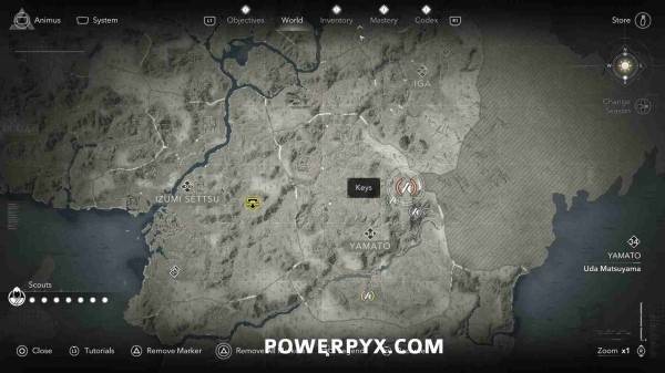 刺客信条影钥匙位置大全33