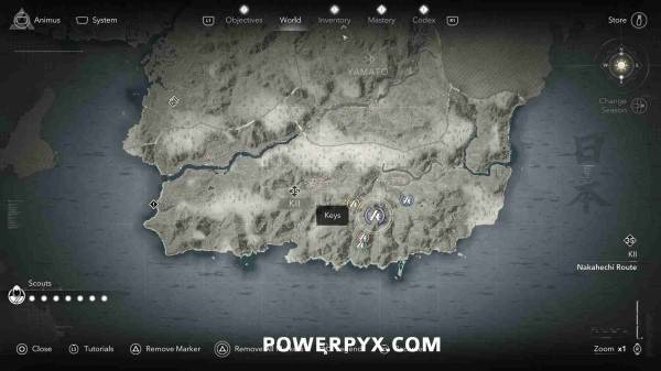 刺客信条影钥匙位置大全53