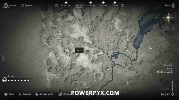 刺客信条影钥匙位置大全65