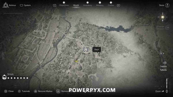 刺客信条影钥匙位置大全70