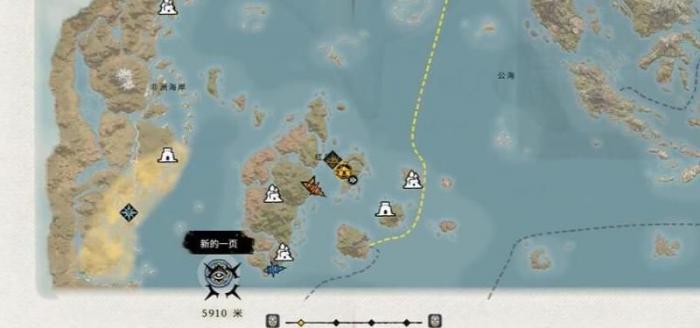 碧海黑帆地图左上的空白区是什么2