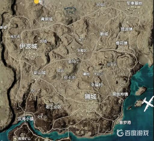 和平精英沙漠打卡点在哪里?1