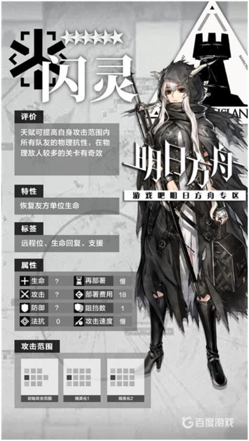 明日方舟闪灵值得培养吗?1