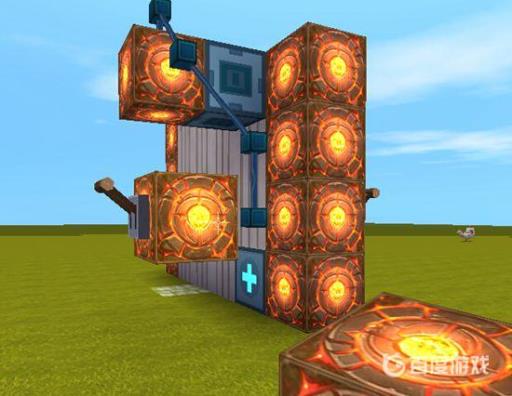 迷你世界里面的电动门怎么做?5