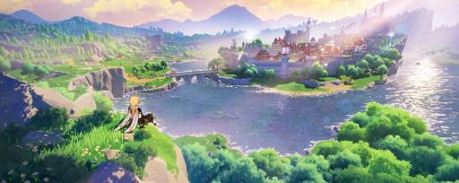 原神与落霞对话怎么上二楼?1