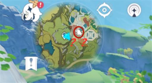 原神小地图上有一个小手是什么?4