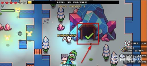 浮岛物语水晶洞窟怎么过?47