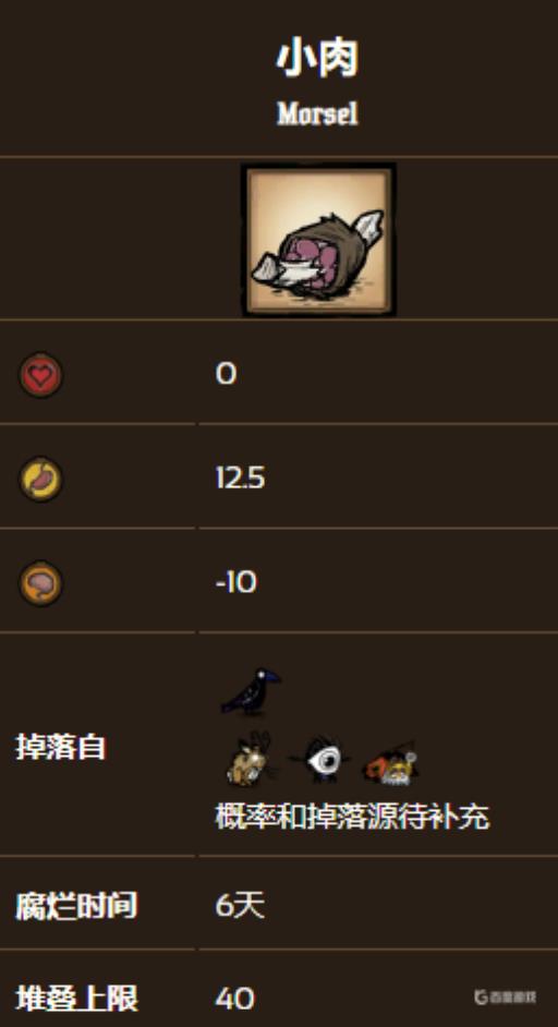 饥荒小肉可以做什么?_饥荒食谱 小肉