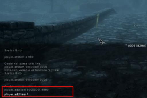 上古卷轴5堕落头骨法杖代码是什么?4