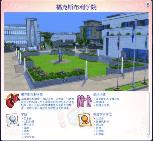 模拟人生4高中在哪个地图?6