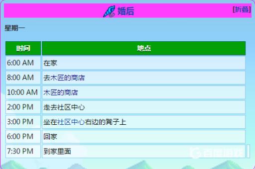 星露谷物语玛鲁行程是什么?19