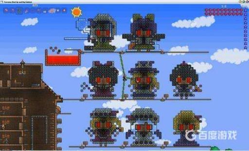 泰拉瑞亚精金矿在地图长什么样?1