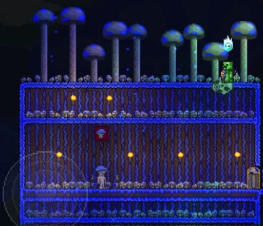 泰拉瑞亚地表发光蘑菇地怎么做?3