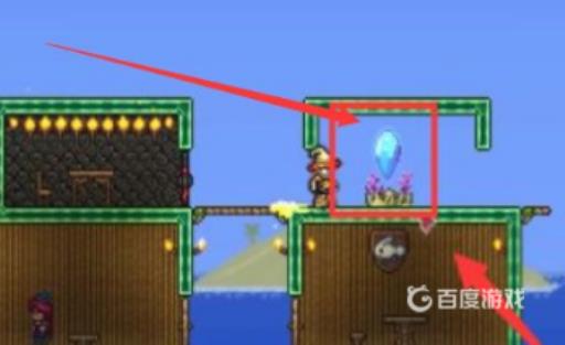 泰拉瑞亚森林晶塔怎么放?2