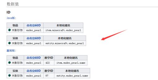 我的世界末影珍珠英文是什么?2