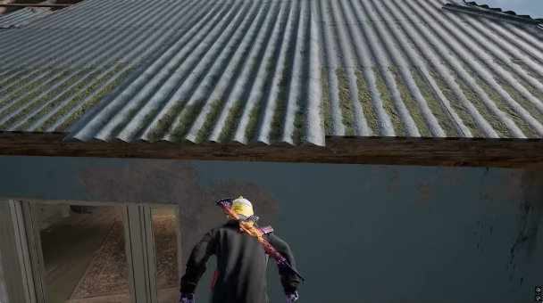 绝地求生怎么跳房子上1