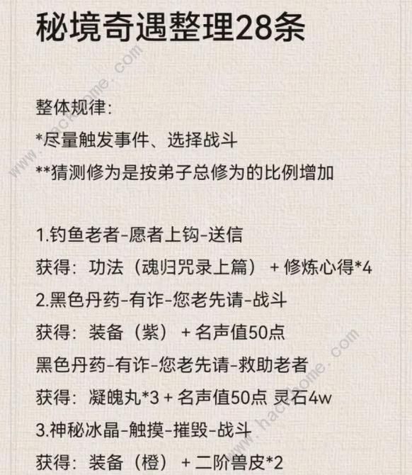 最强祖师秘境奇境攻略大全1