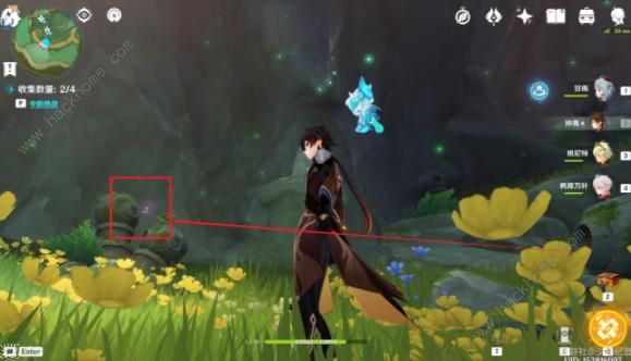 原神彩蝶翩然过谷中任务攻略10