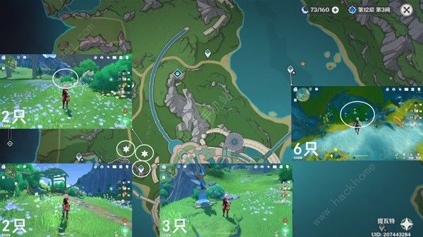 原神4.3枫丹晶碟采集路线图1