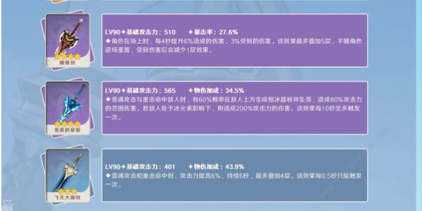 原神菲米尼武器选择攻略3