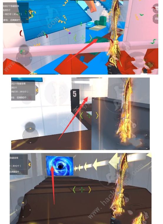 CF手游跳跳乐找香蕉像素世界攻略大全5