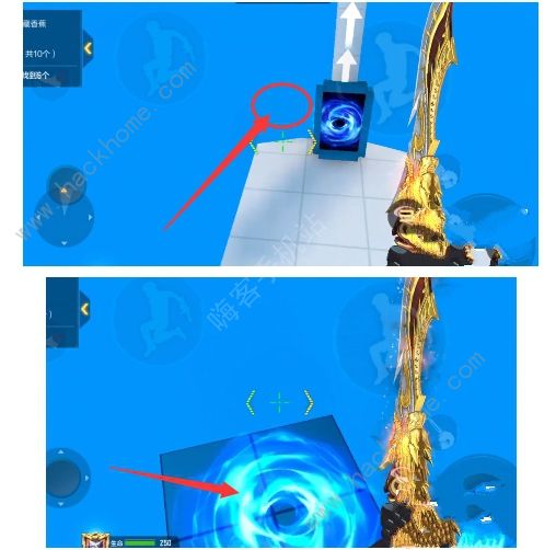 CF手游跳跳乐找香蕉像素世界攻略大全11