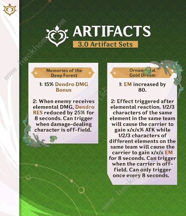 原神3.0草系元素反应图2
