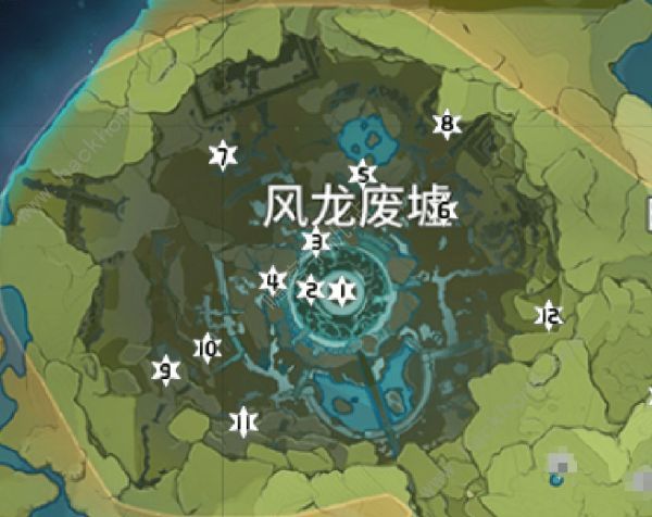 原神风神瞳位置高清图大全1