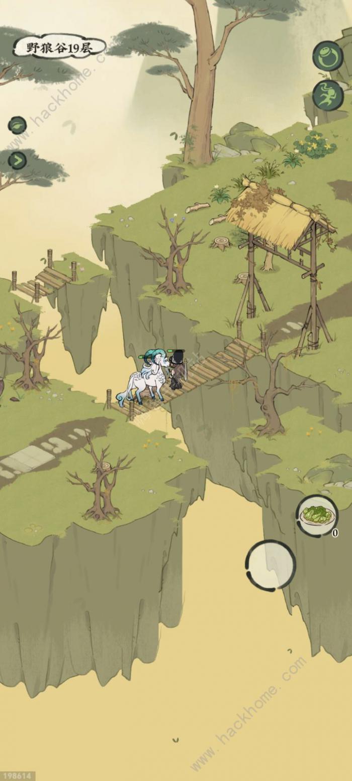 仙山小农天柱野狼19层怎么过1