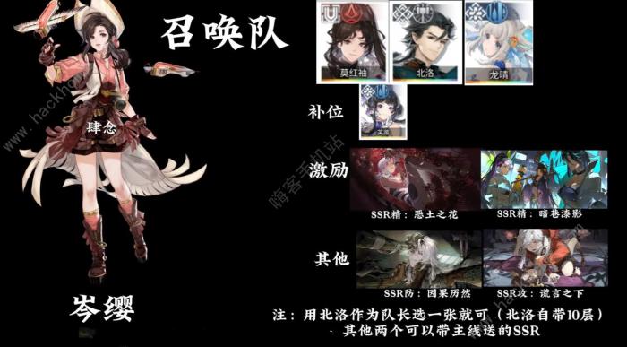 白荆回廊热门队记忆烙痕怎么搭配3