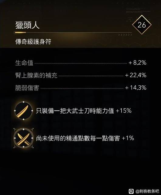 刺客信条影弥助武器|装备推荐攻略4