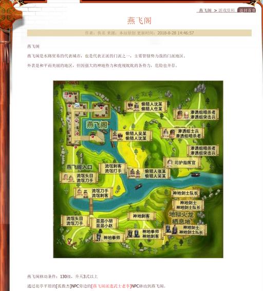 热血江湖燕飞阁多少级能进?_热血江湖燕飞阁爆什么